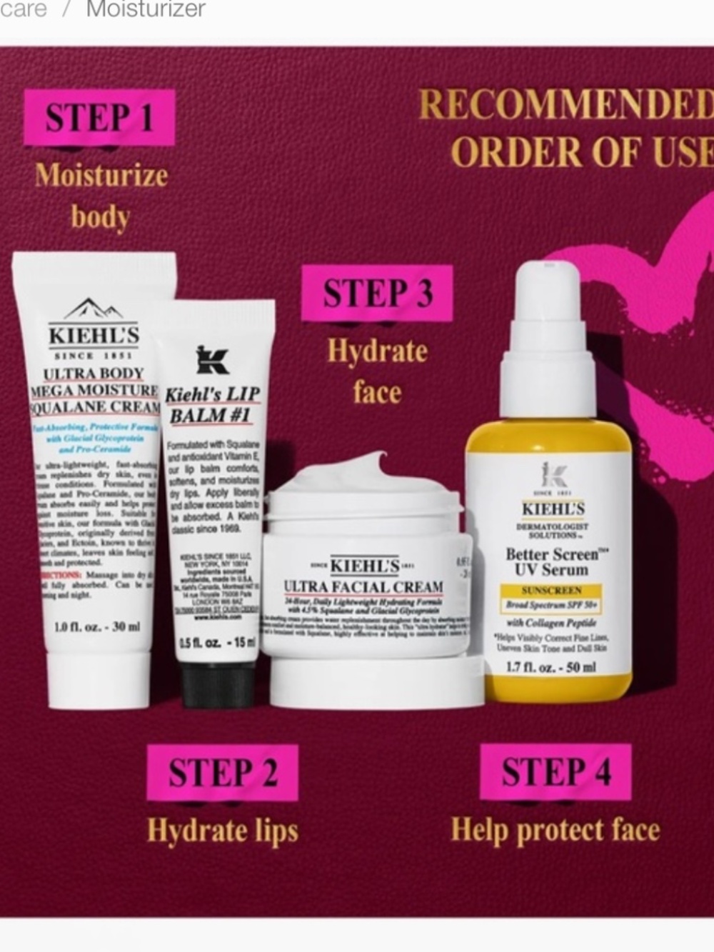 Kiehl's Winter Escape 4 Piece Skincare Set $90 Value - Picture 6 of 7